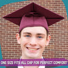 Shiny Garnet Graduation Gown & Cap by Wholesale Grad Supply