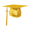 Shiny Gold Graduation Cap & Tassel by Wholesale Grad Supply
