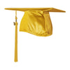 Shiny Gold Graduation Cap & Tassel by Wholesale Grad Supply