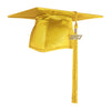 Shiny Gold Graduation Cap & Tassel by Wholesale Grad Supply