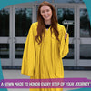 Shiny Gold Graduation Gown by Wholesale Grad Supply