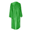 Shiny Green Graduation Gown by Wholesale Grad Supply