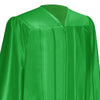 Shiny Green Graduation Gown by Wholesale Grad Supply