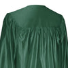 Shiny Hunter Green Graduation Gown by Wholesale Grad Supply