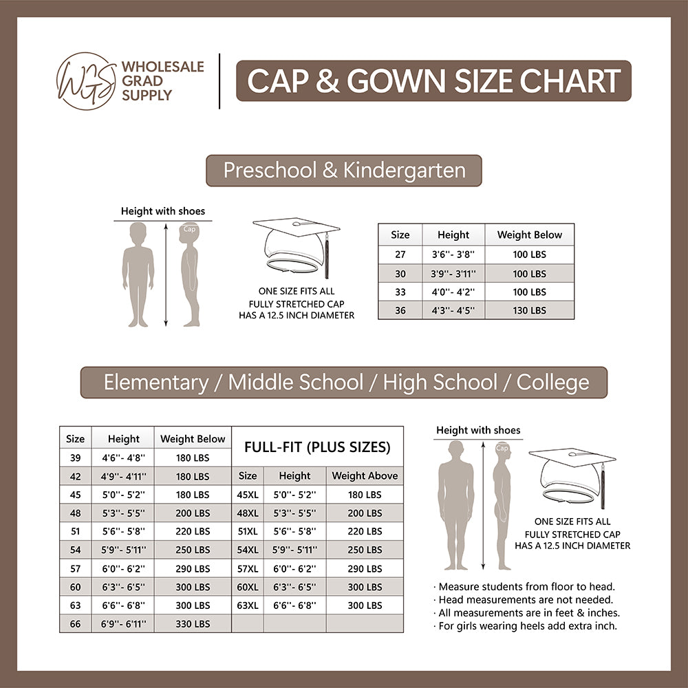 Deluxe Master's Graduation Gown by Wholesale Grad Supply