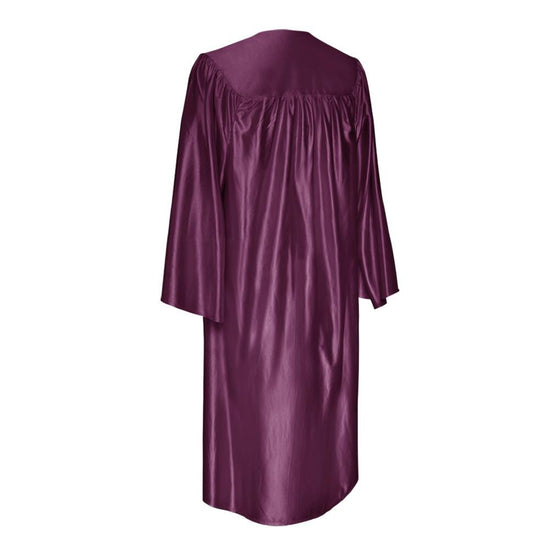 Shiny Maroon Graduation Gown by Wholesale Grad Supply