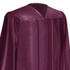 Shiny Maroon Graduation Gown & Cap by Wholesale Grad Supply