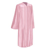 Shiny Pink Graduation Gown & Cap by Wholesale Grad Supply