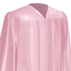 Shiny Pink Graduation Gown & Cap by Wholesale Grad Supply