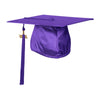 Shiny Purple Graduation Cap & Tassel by Wholesale Grad Supply
