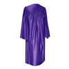 Shiny Purple Graduation Gown & Cap by Wholesale Grad Supply