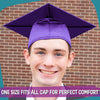 Shiny Purple Graduation Gown & Cap by Wholesale Grad Supply