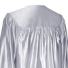 Shiny Silver Graduation Gown & Cap by Wholesale Grad Supply