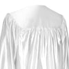 Shiny White Graduation Gown & Cap by Wholesale Grad Supply