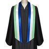 Sierra Leone International Graduation Stole/Sash Study Abroad Graduate by Wholesale Grad Supply