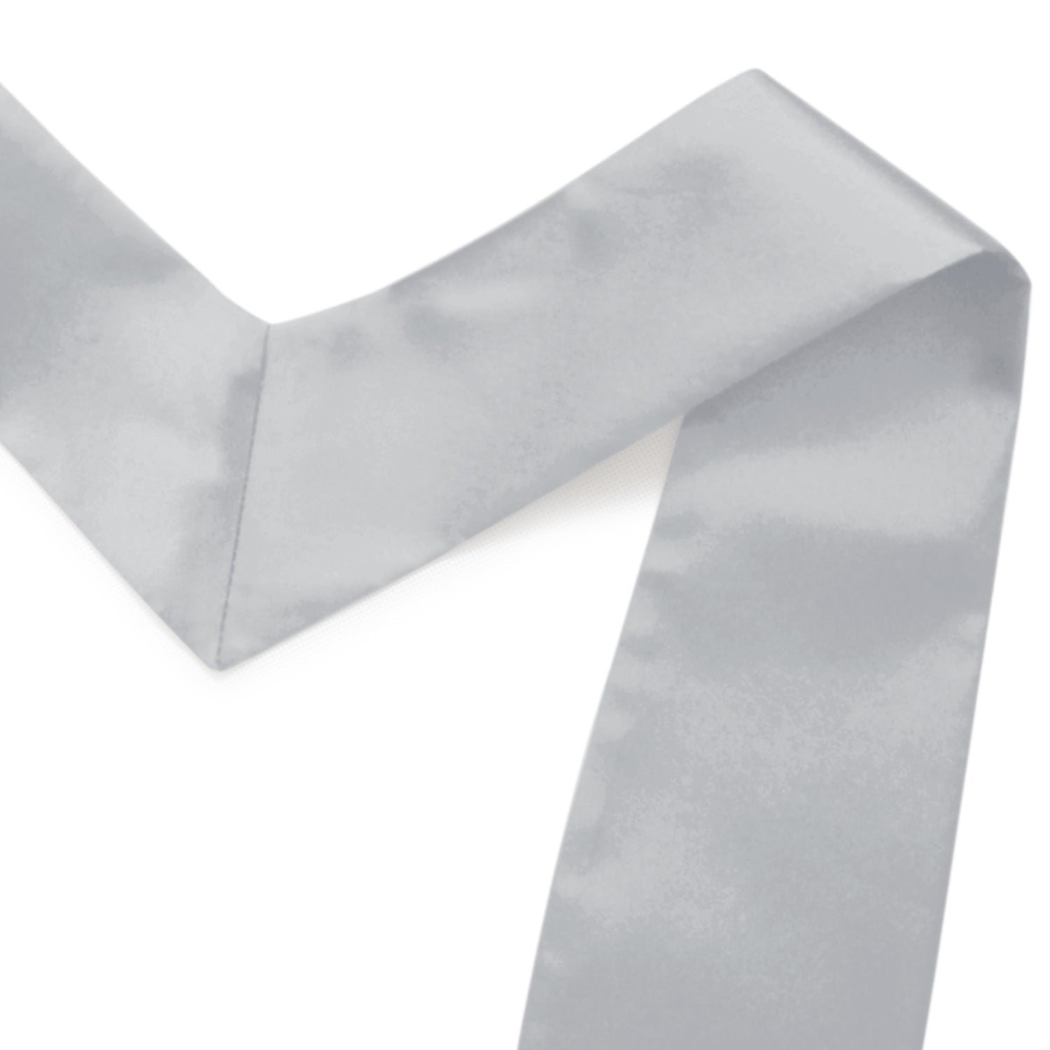 Silver Class of 2024 Graduation Stole/Sash with Classic Tips by Wholesale Grad Supply