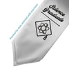 Silver Science Graduate Stole/Sash with Classic Tips by Wholesale Grad Supply