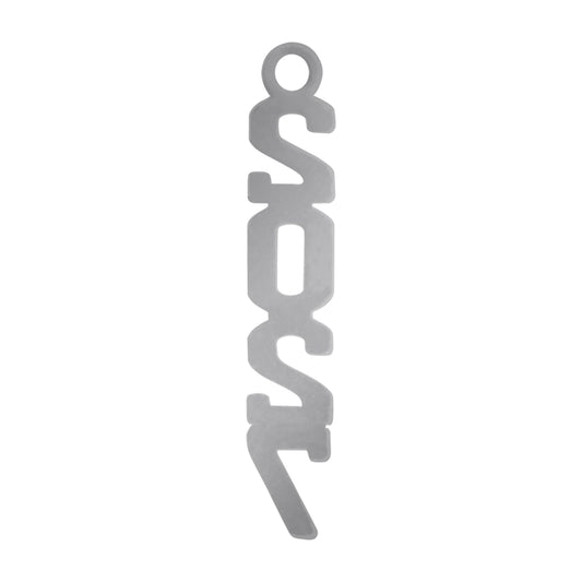 Silver Stacked Tassel Date Charm Year 2027 by Wholesale Grad Supply