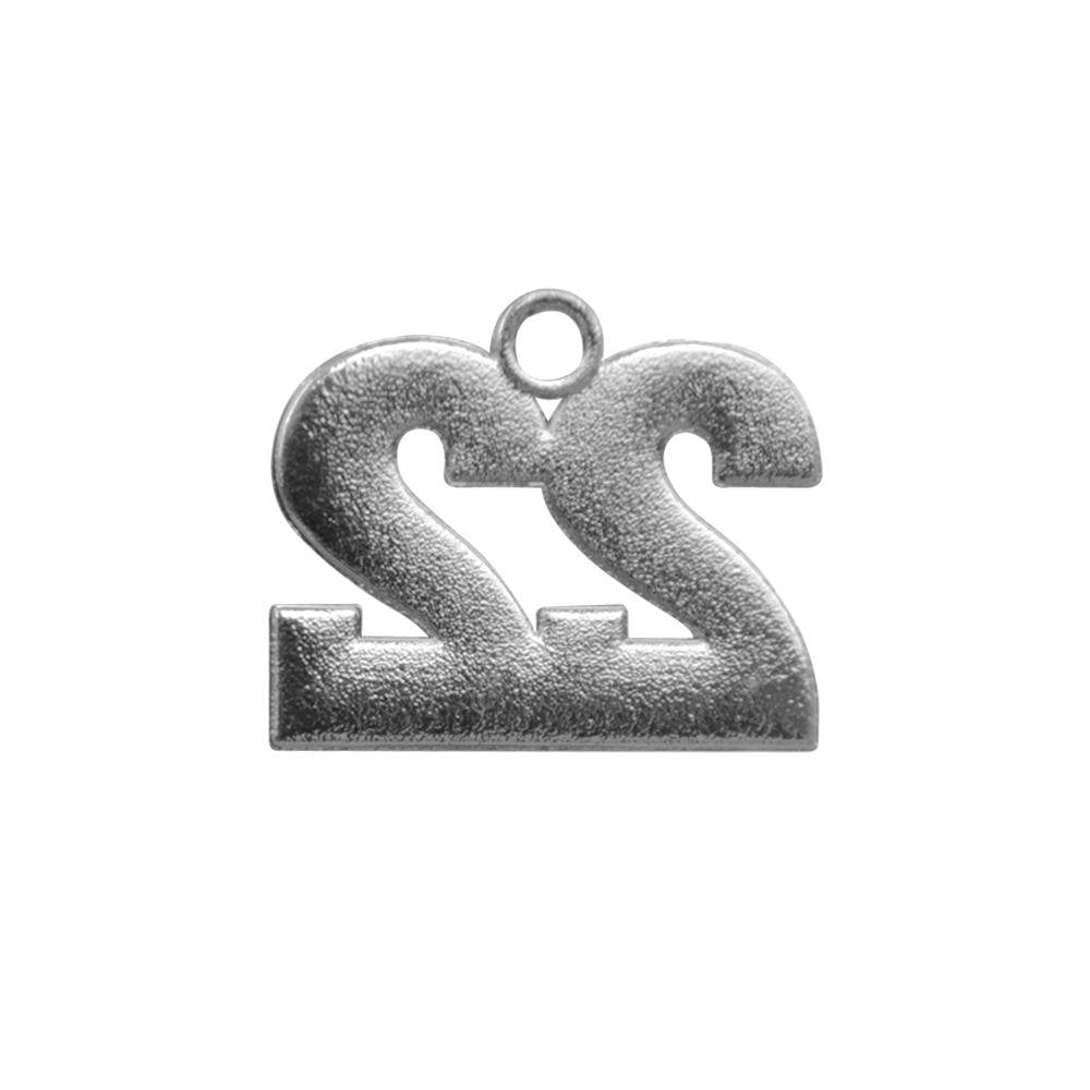 Silver Tassel Date Bling Charm Year 2022 by Wholesale Grad Supply