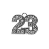 Silver Tassel Date Bling Charm Year 2023 by Wholesale Grad Supply