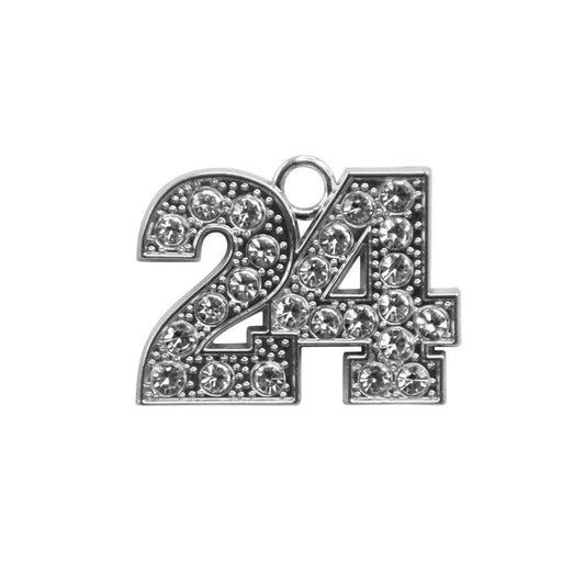 Silver Tassel Date Bling Charm Year 2024 by Wholesale Grad Supply