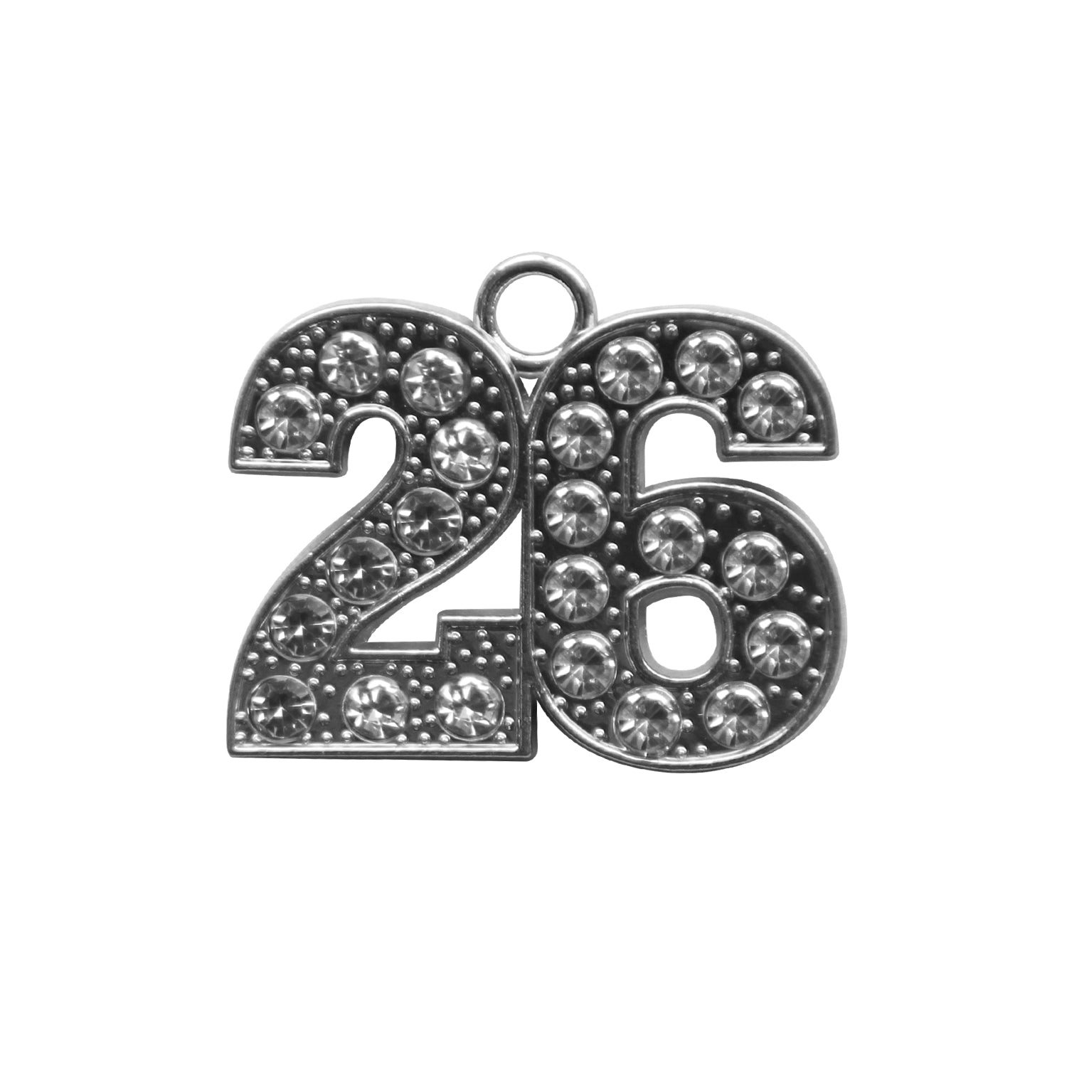 Silver Tassel Date Bling Charm Year 2026 by Wholesale Grad Supply