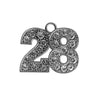 Silver Tassel Date Bling Charm Year 2028 by Wholesale Grad Supply