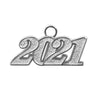 Silver Tassel Date Charm Year 2021 by Wholesale Grad Supply