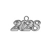 Silver Tassel Date Charm Year 2028 by Wholesale Grad Supply