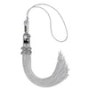 Silver Tassel with Photo Frame Charm and Bling Charm by Wholesale Grad Supply