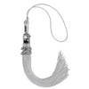 Silver Tassel with Photo Frame Charm and Bling Charm by Wholesale Grad Supply