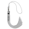 Silver Tassel with Photo Frame Charm and Stacked Date Drop by Wholesale Grad Supply