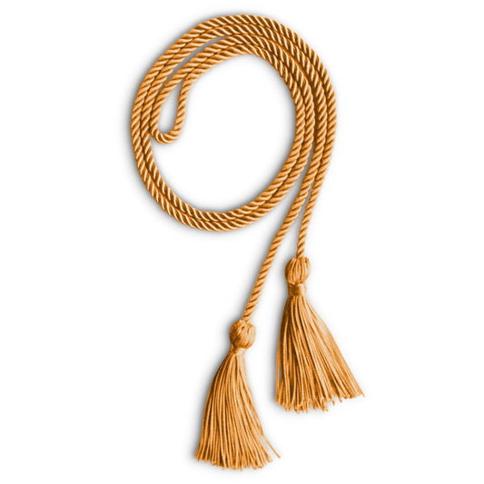Single Graduation Honor Cord Apricot by Wholesale Grad Supply