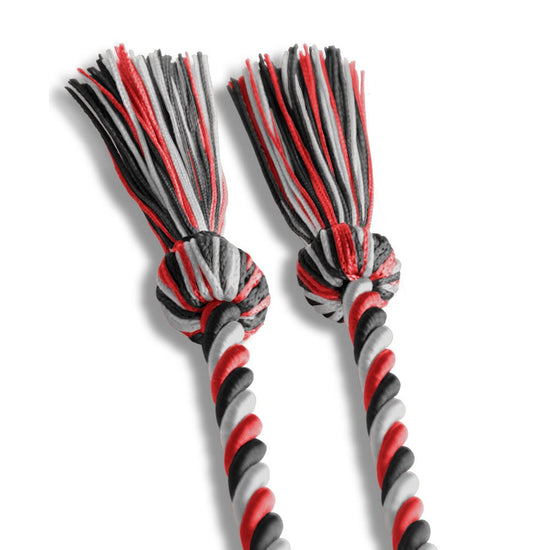 Single Graduation Honor Cord Black/Red/White by Wholesale Grad Supply