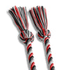 Single Graduation Honor Cord Black/Red/White by Wholesale Grad Supply