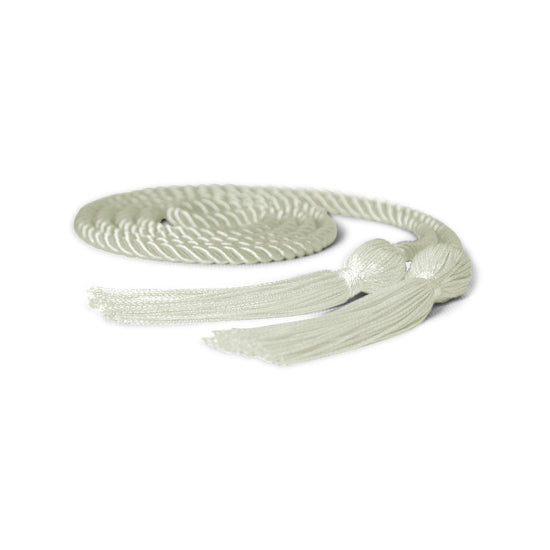 Single Graduation Honor Cord Cream by Wholesale Grad Supply