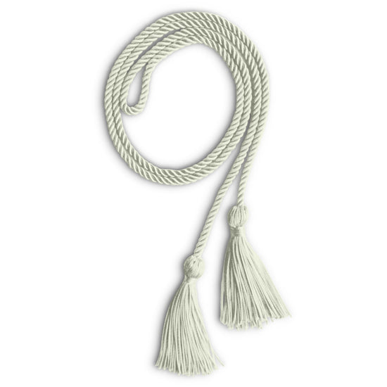 Single Graduation Honor Cord Cream by Wholesale Grad Supply