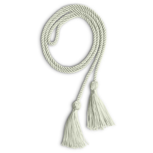 Single Graduation Honor Cord Cream by Wholesale Grad Supply