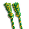 Single Graduation Honor Cord Green/Gold by Wholesale Grad Supply