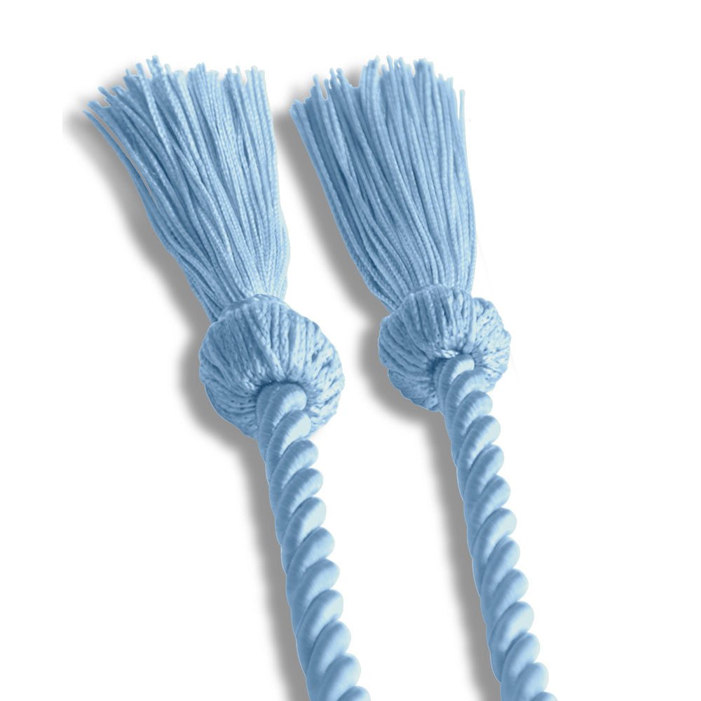 Single Graduation Honor Cord Light Blue by Wholesale Grad Supply