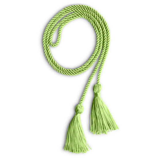 Single Graduation Honor Cord Lime Green by Wholesale Grad Supply