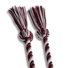 Single Graduation Honor Cord Maroon/White by Wholesale Grad Supply