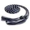 Single Graduation Honor Cord Navy Blue/White by Wholesale Grad Supply