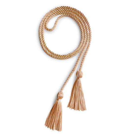 Single Graduation Honor Cord Peach by Wholesale Grad Supply