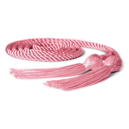 Single Graduation Honor Cord Pink by Wholesale Grad Supply