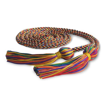 Single Graduation Honor Cord Rainbow by Wholesale Grad Supply