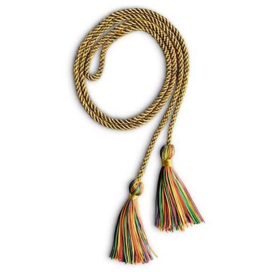 Single Graduation Honor Cord Rainbow by Wholesale Grad Supply