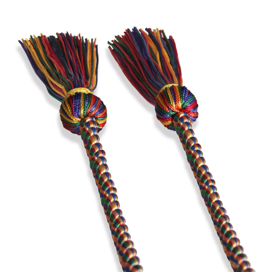 Single Graduation Honor Cord Rainbow by Wholesale Grad Supply