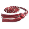 Single Graduation Honor Cord Red/White by Wholesale Grad Supply