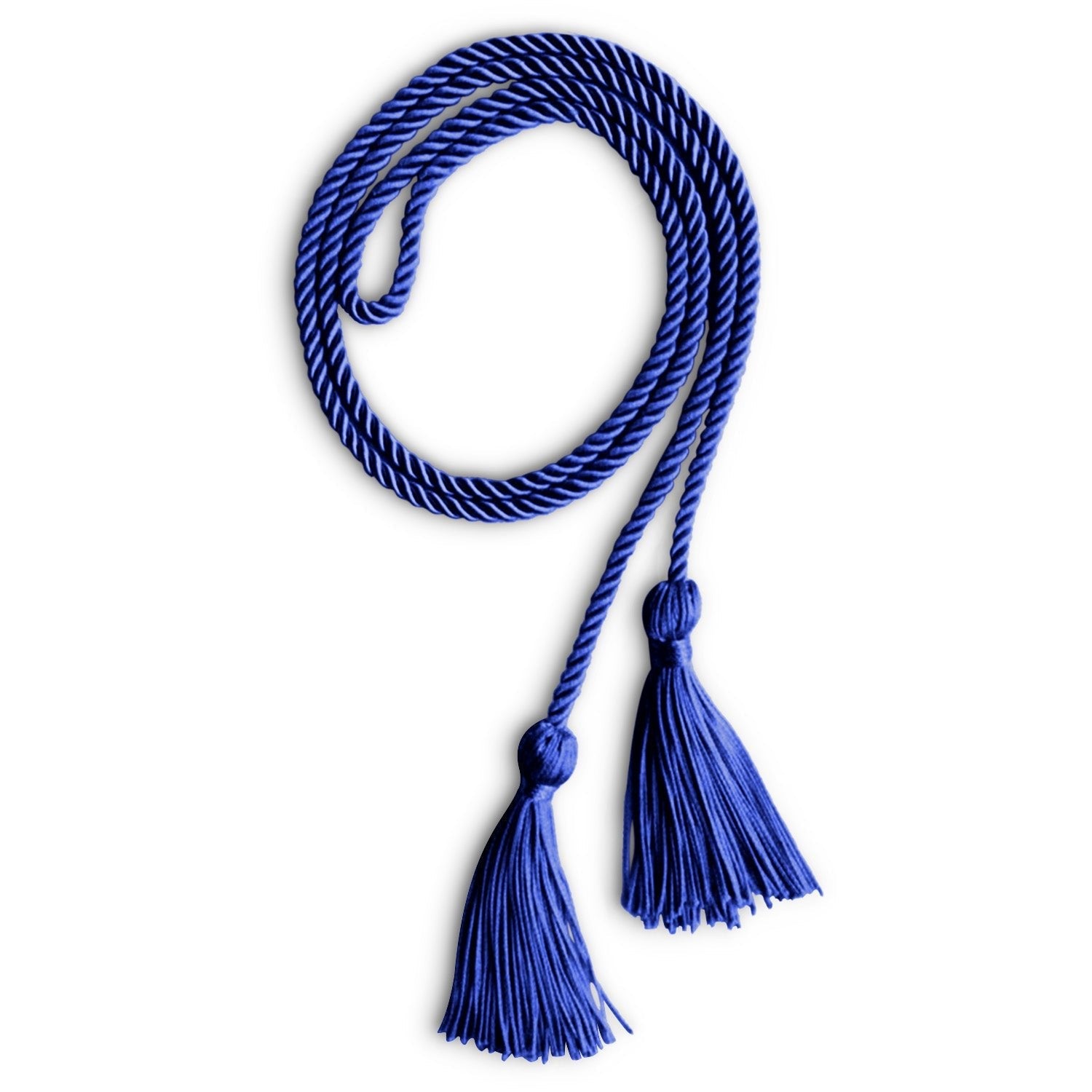 Single Graduation Honor Cord Royal Blue by Wholesale Grad Supply